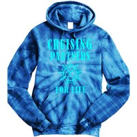 Cruising Partners For Life Wife Husband Couples Sailor Gift Tie Dye Hoodie