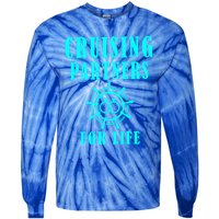 Cruising Partners For Life Wife Husband Couples Sailor Gift Tie-Dye Long Sleeve Shirt