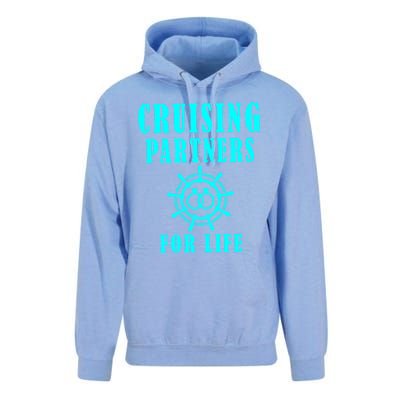 Cruising Partners For Life Wife Husband Couples Sailor Gift Unisex Surf Hoodie