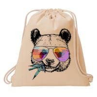 Cool Panda Funny Panda Bear In Sunglasses Drawstring Bag
