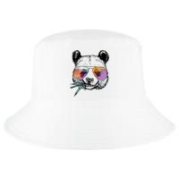Cool Panda Funny Panda Bear In Sunglasses Cool Comfort Performance Bucket Hat