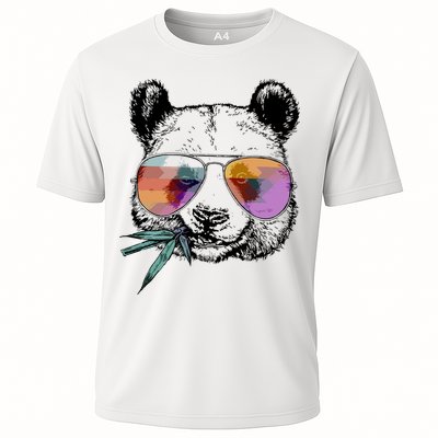 Cool Panda Funny Panda Bear In Sunglasses Performance Shirt