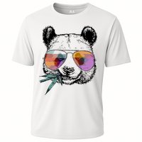 Cool Panda Funny Panda Bear In Sunglasses Cooling Performance Crew T-Shirt