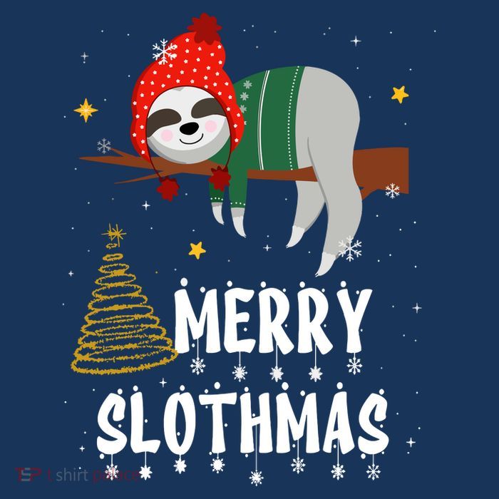 Christmas Pajama For Sloth Lovers Merry Slothmas Gift Zip Tote Bag