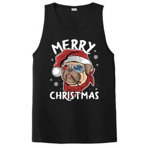 Christmas Pug Funny Christmas Pjs For Family And Dog Lovers Cool Gift PosiCharge Competitor Tank