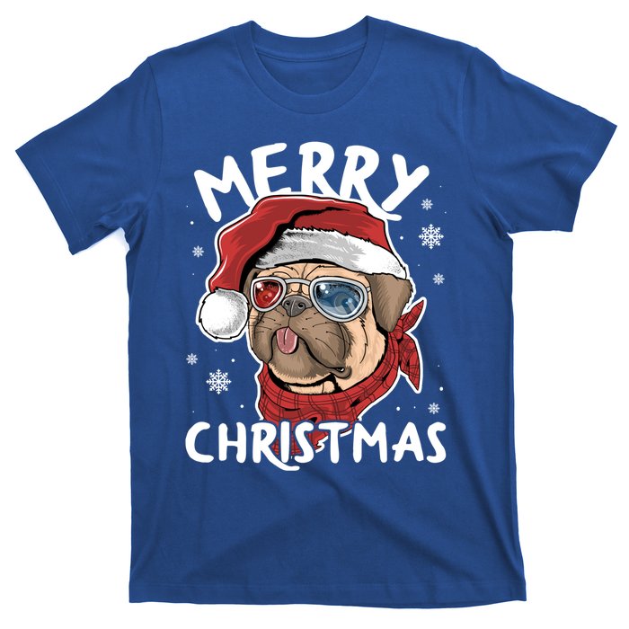 Christmas Pug Funny Christmas Pjs For Family And Dog Lovers Cool Gift T-Shirt