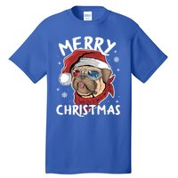 Christmas Pug Funny Christmas Pjs For Family And Dog Lovers Cool Gift Tall T-Shirt