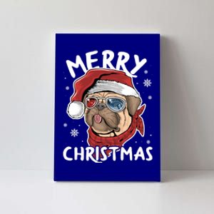 Christmas Pug Funny Christmas Pjs For Family And Dog Lovers Cool Gift Canvas