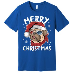 Christmas Pug Funny Christmas Pjs For Family And Dog Lovers Cool Gift Premium T-Shirt