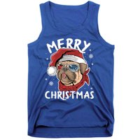 Christmas Pug Funny Christmas Pjs For Family And Dog Lovers Cool Gift Tank Top