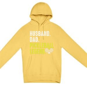 Cool Pickleball For Husband Dad Pickleball Player Gift Premium Pullover Hoodie