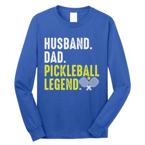 Cool Pickleball For Husband Dad Pickleball Player Gift Long Sleeve Shirt