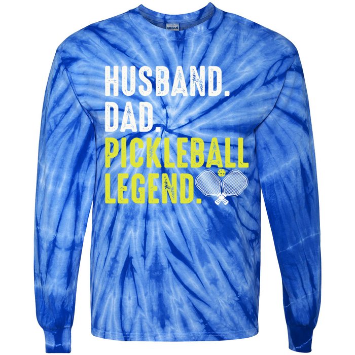 Cool Pickleball For Husband Dad Pickleball Player Gift Tie-Dye Long Sleeve Shirt