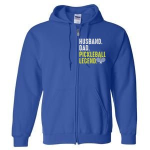 Cool Pickleball For Husband Dad Pickleball Player Gift Full Zip Hoodie