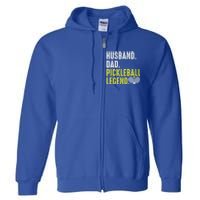 Cool Pickleball For Husband Dad Pickleball Player Gift Full Zip Hoodie