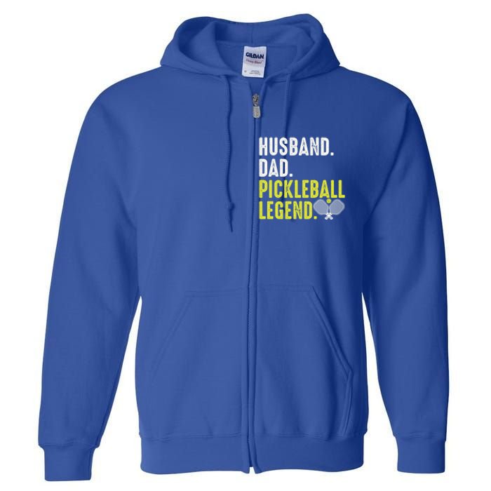 Cool Pickleball For Husband Dad Pickleball Player Gift Full Zip Hoodie