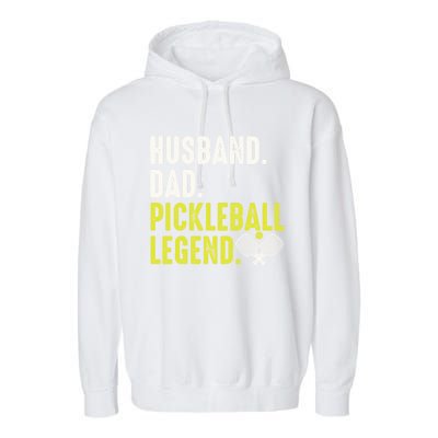 Cool Pickleball For Husband Dad Pickleball Player Gift Garment-Dyed Fleece Hoodie