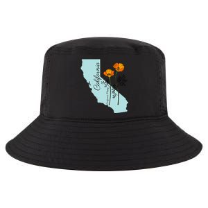 California Poppy Flower Cool Comfort Performance Bucket Hat