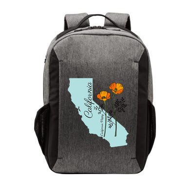 California Poppy Flower Vector Backpack