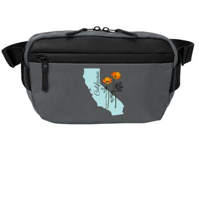 California Poppy Flower Crossbody Pack