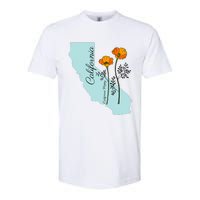 California Poppy Flower Softstyle® CVC T-Shirt