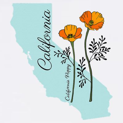 California Poppy Flower T-Shirt