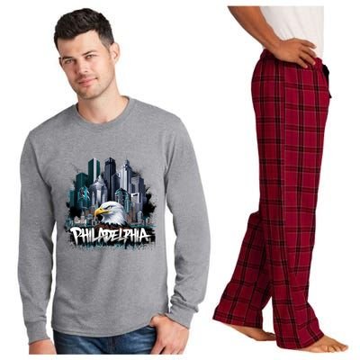 Cool Philadelphia Football Eagles Long Sleeve Pajama Set