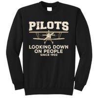 Cool Pilot For Wo Aircraft Pilot Airplane Flying Tall Sweatshirt