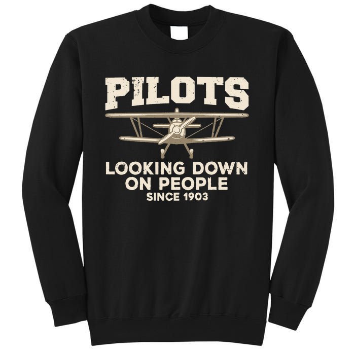 Cool Pilot For Wo Aircraft Pilot Airplane Flying Tall Sweatshirt