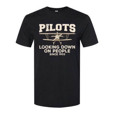 Cool Pilot For Wo Aircraft Pilot Airplane Flying Softstyle CVC T-Shirt