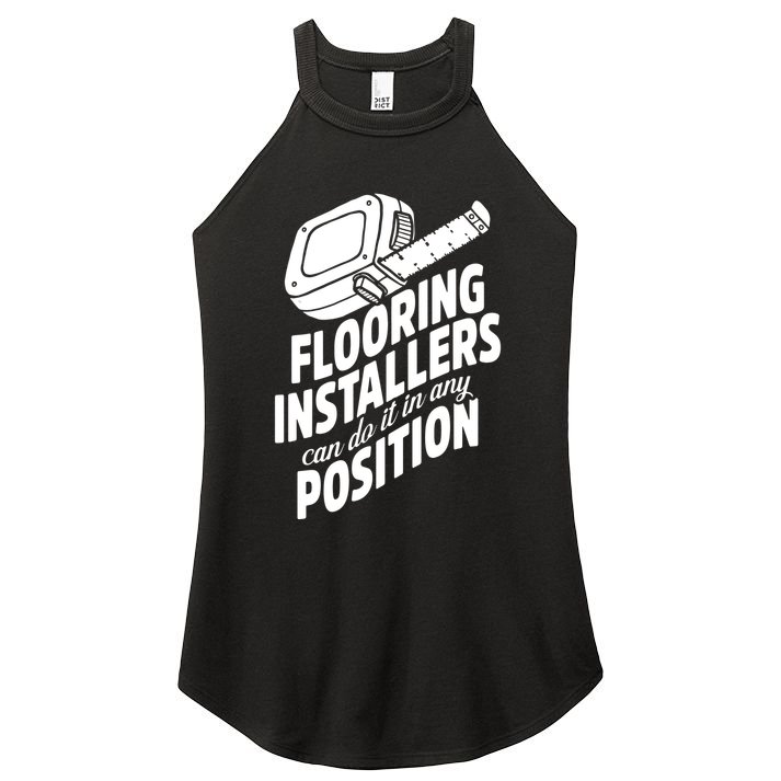 Contractor Position Floor Installation Women's Perfect Tri Rocker Tank