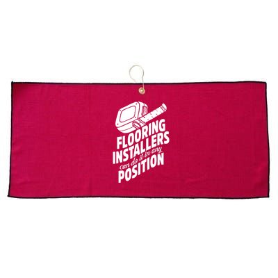 Contractor Position Floor Installation Large Microfiber Waffle Golf Towel