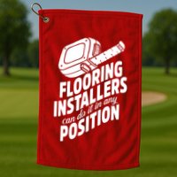 Contractor Position Floor Installation Golf Towel