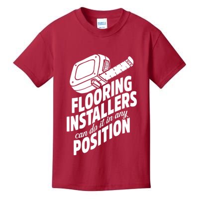Contractor Position Floor Installation Kids T-Shirt