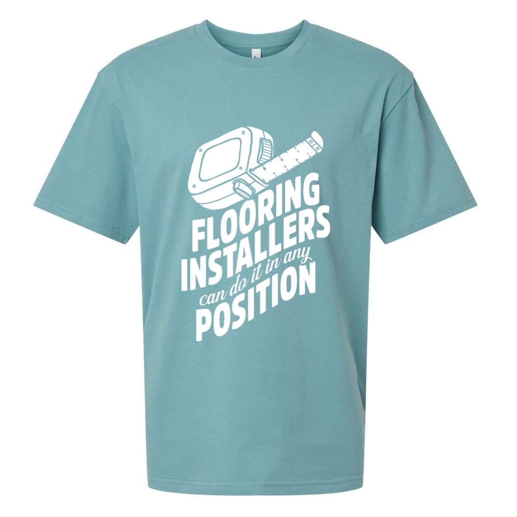 Contractor Position Floor Installation Sueded Cloud Jersey T-Shirt