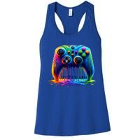 Colorful Passion For Gaming Gamer Graphic Design Cute Gift Women's Racerback Tank