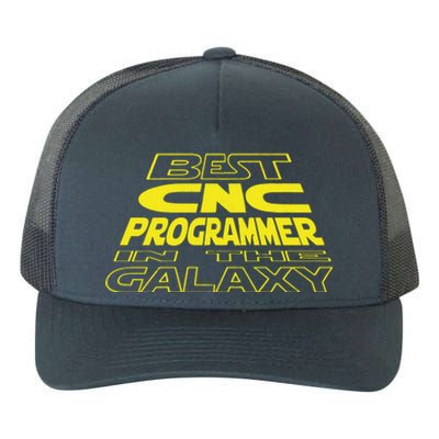 CNC Programmer Funny Space Backside Design Yupoong Adult 5-Panel Trucker Hat