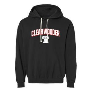 Clearwooder Philly Funny Baseball Tee Clearwater FL Spring Garment-Dyed Fleece Hoodie