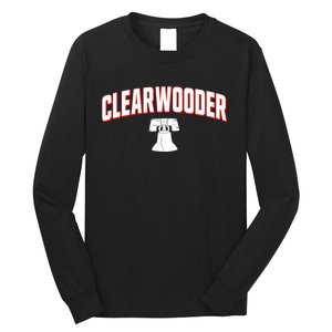 Clearwooder Philly Funny Baseball Tee Clearwater FL Spring Long Sleeve Shirt