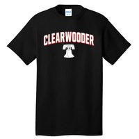 Clearwooder Philly Funny Baseball Tee Clearwater FL Spring Tall T-Shirt