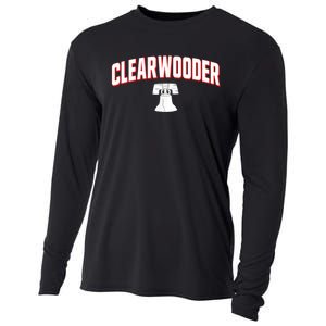 Clearwooder Philly Funny Baseball Tee Clearwater FL Spring Cooling Performance Long Sleeve Crew