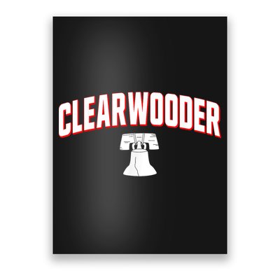 Clearwooder Philly Funny Baseball Tee Clearwater FL Spring Poster