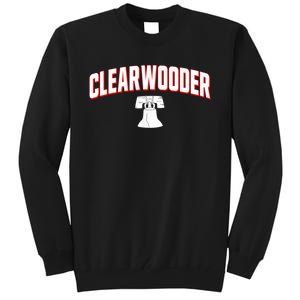 Clearwooder Philly Funny Baseball Tee Clearwater FL Spring Tall Sweatshirt