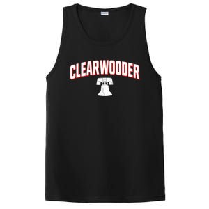 Clearwooder Philly Funny Baseball Tee Clearwater FL Spring PosiCharge Competitor Tank