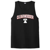 Clearwooder Philly Funny Baseball Tee Clearwater FL Spring PosiCharge Competitor Tank