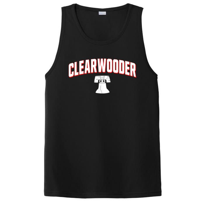 Clearwooder Philly Funny Baseball Tee Clearwater FL Spring PosiCharge Competitor Tank