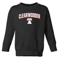 Clearwooder Philly Funny Baseball Tee Clearwater FL Spring Toddler Sweatshirt