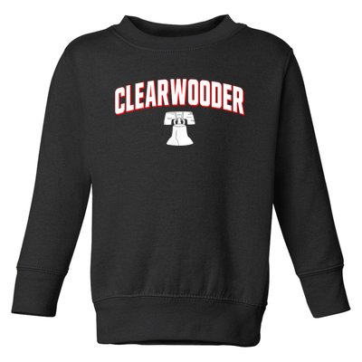 Clearwooder Philly Funny Baseball Tee Clearwater FL Spring Toddler Sweatshirt