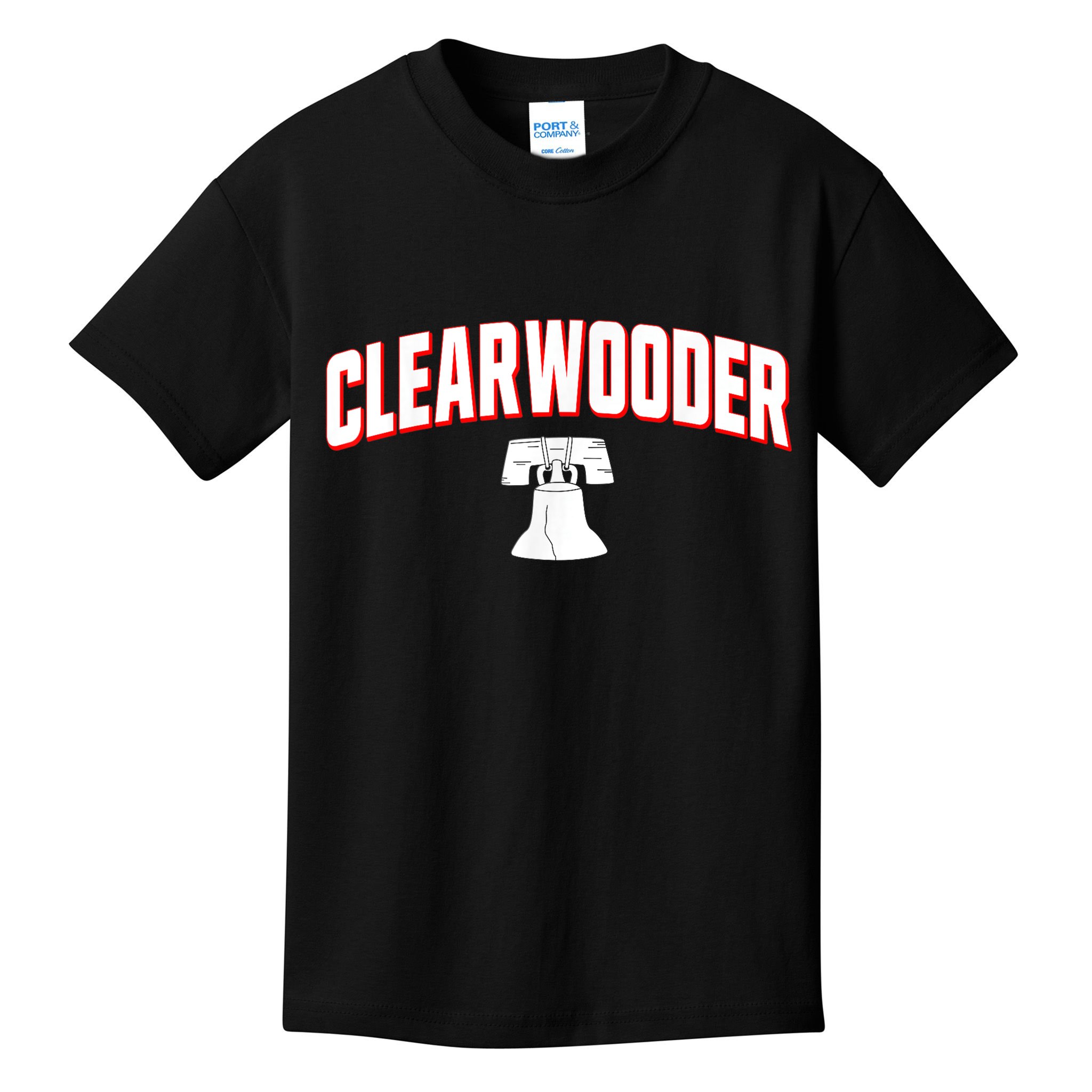 Clearwooder Philly Funny Baseball Tee Clearwater FL Spring Kids T-Shirt