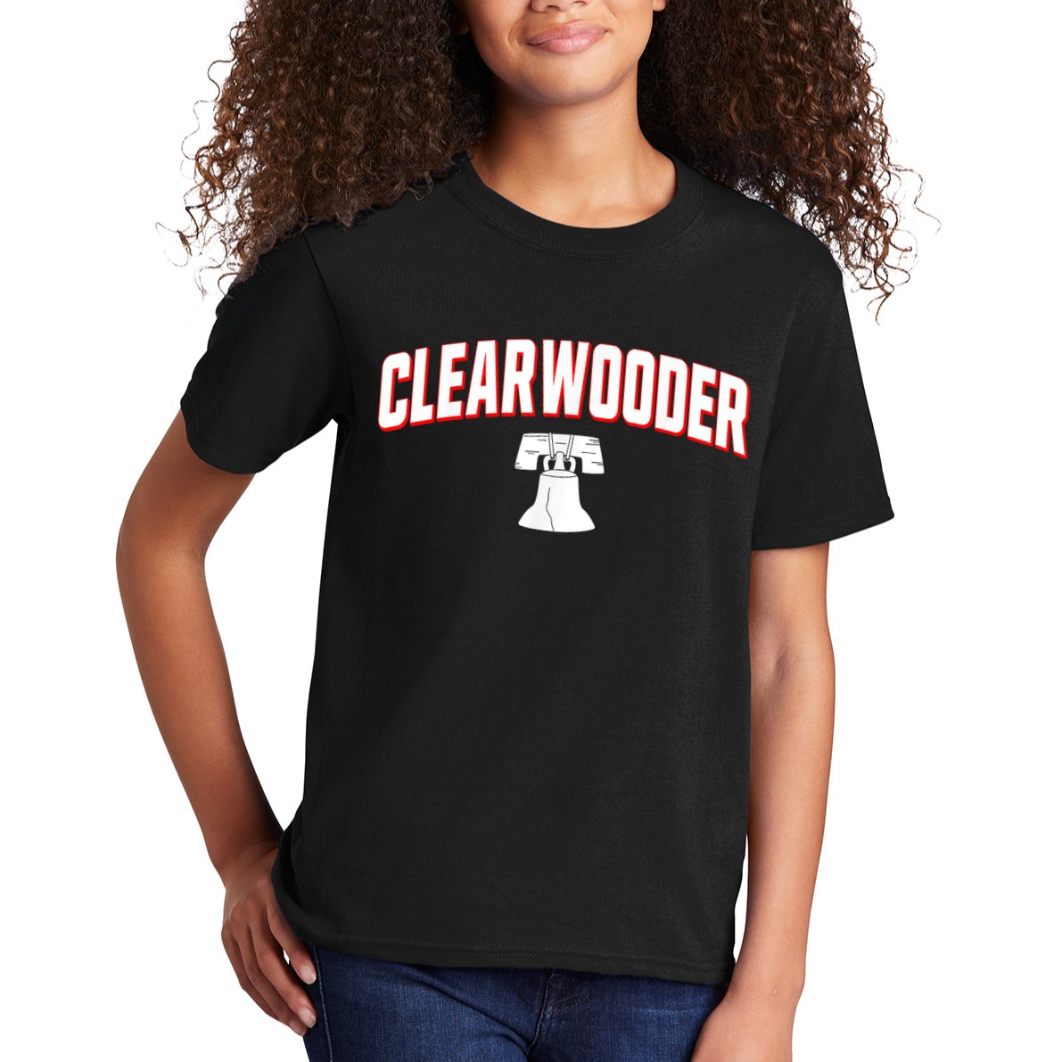 Clearwooder Philly Funny Baseball Tee Clearwater FL Spring Kids T-Shirt
